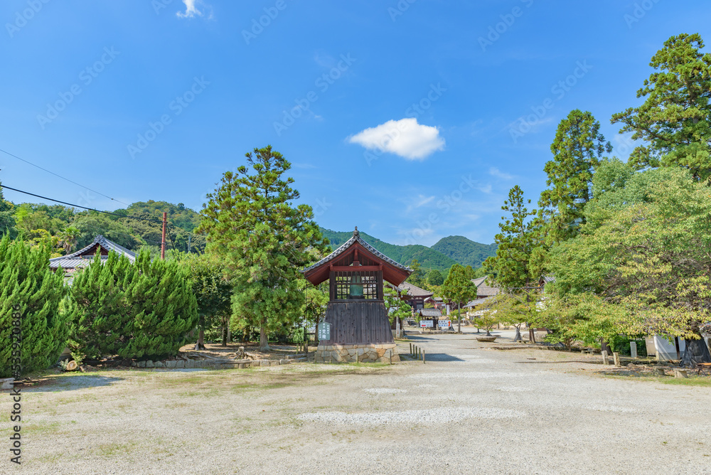 Taima-dera Temple in Katsuragi City, Nara Prefecture, Japan. Taima-dera Temple in Katsuragi City, Nara Prefecture, Japan.