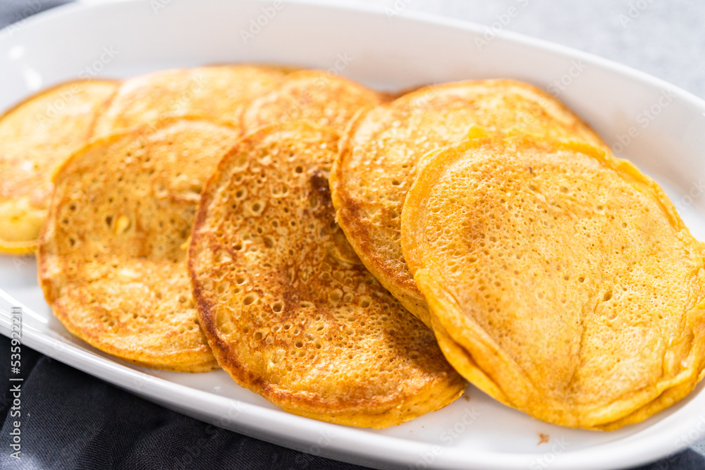 Pumpkin pancakes Pumpkin pancakes