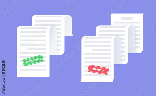 Approve deny document