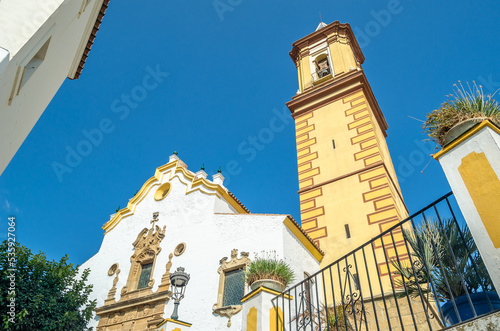 Church in the old town of Estepona, southern Spain