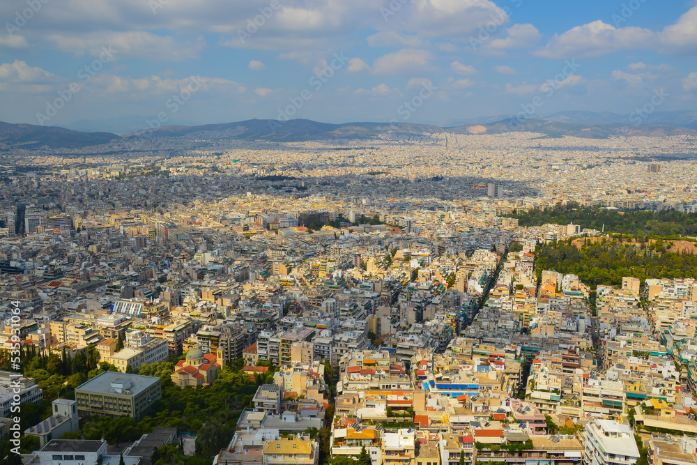 View of Athens from the Acropolis, Greece