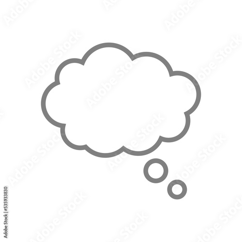Thought bubble icon