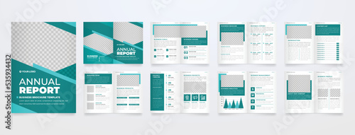 minimalist brochure template with modern concept and minimalist layout use for business profile and product catalog 