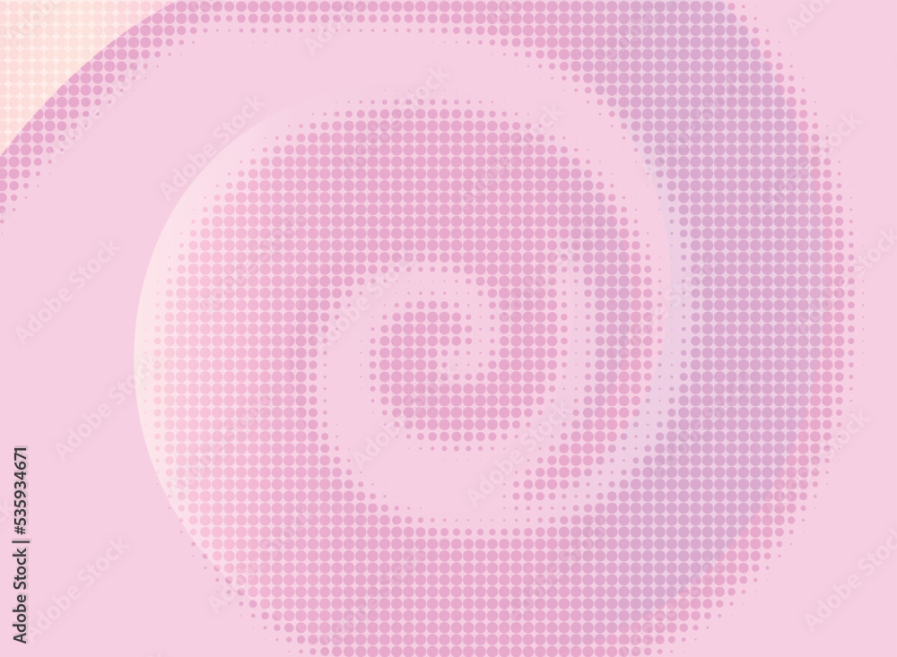 グラデーションのデジタルな螺旋の背景イラスト