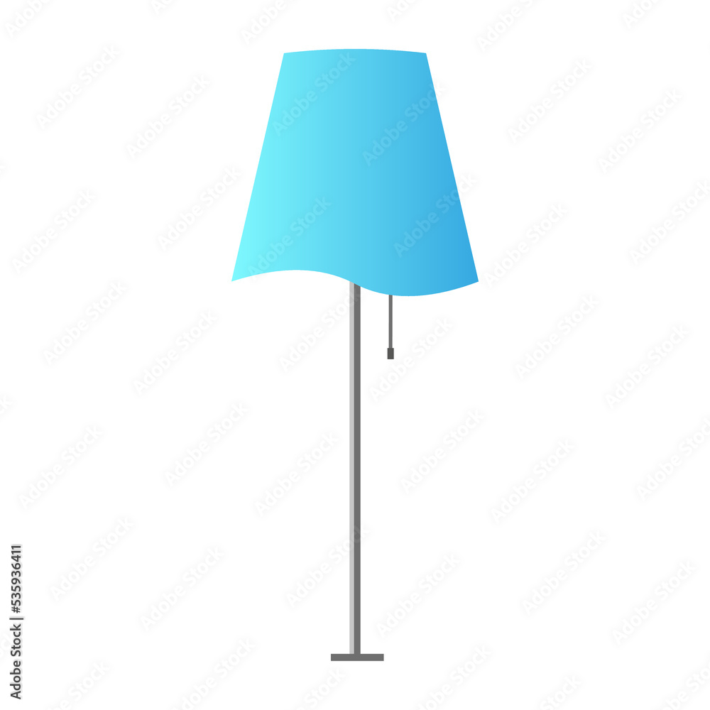 Floor lamp. Elegant decorative design. Vector illustration. Stock image. Floor lamp. Elegant decorative design. Vector illustration. Stock image.