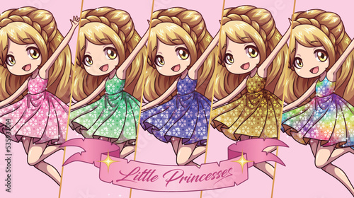 princess draw collection birthday