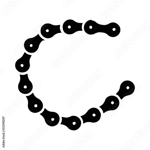 chain vector icon. motorcycle icon theme