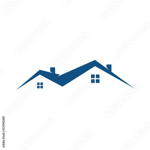 real estate logo design vector template sign