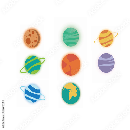 bundle of planet logos