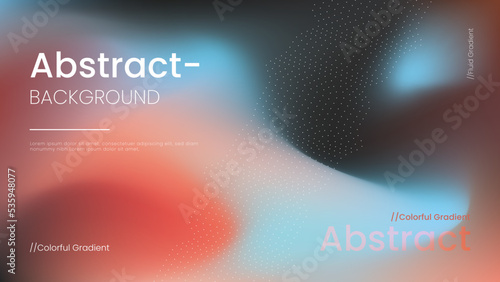 Abstract background with colorful blurred gradients