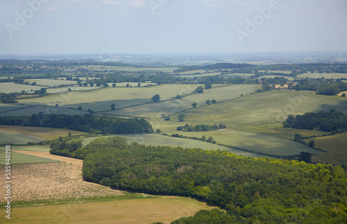 The bird s eye view of the country side of Cambridgeshire. United Kingdom