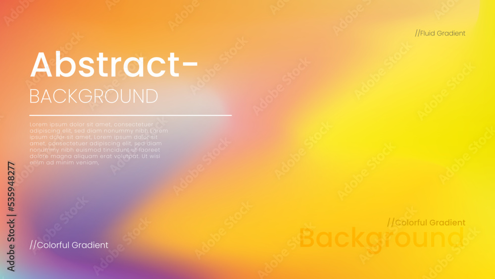 Fototapeta premium Abstract background with colorful blurred gradients