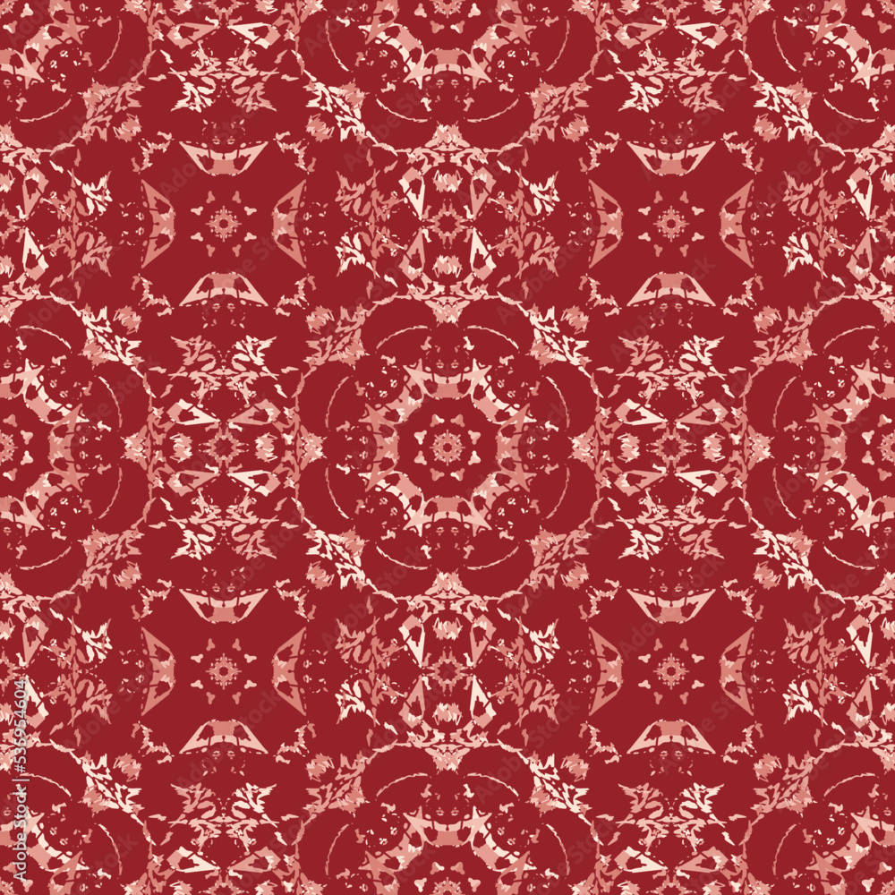 Seamless fractal pattern in vector format for printed fabrics or any other purposes. Every object is grouped base on color so the pattern is editable, tileable and easy to use. Seamless fractal pattern in vector format for printed fabrics or any other purposes. Every object is grouped base on color so the pattern is editable, tileable and easy to use.