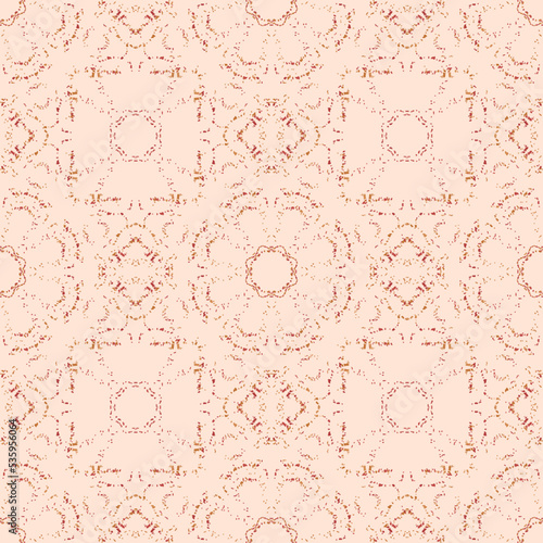 Seamless fractal pattern in vector format for printed fabrics or any other purposes. Every object is grouped base on color so the pattern is editable, tileable and easy to use. photo