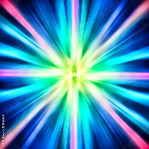 colorful sunburst background for design 