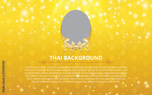 thai pattern background for greeting card, advertising, web site, flyers, posters template design.