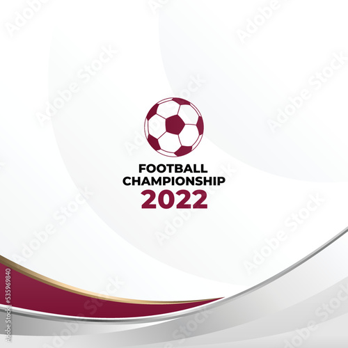 Football World Cup 2022 Background Vector