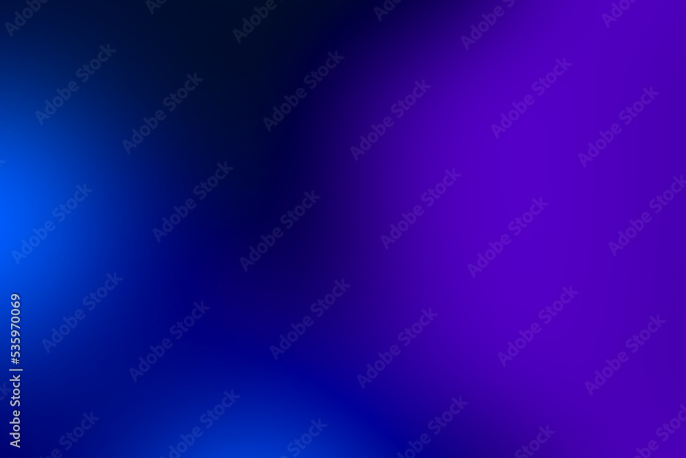 Blue and purple smooth gradient background image, dark