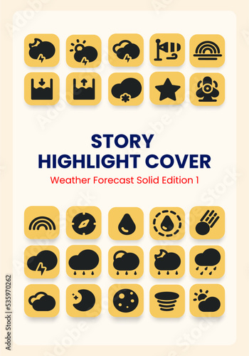 Weather Solid Icon Story Highlight Cover
