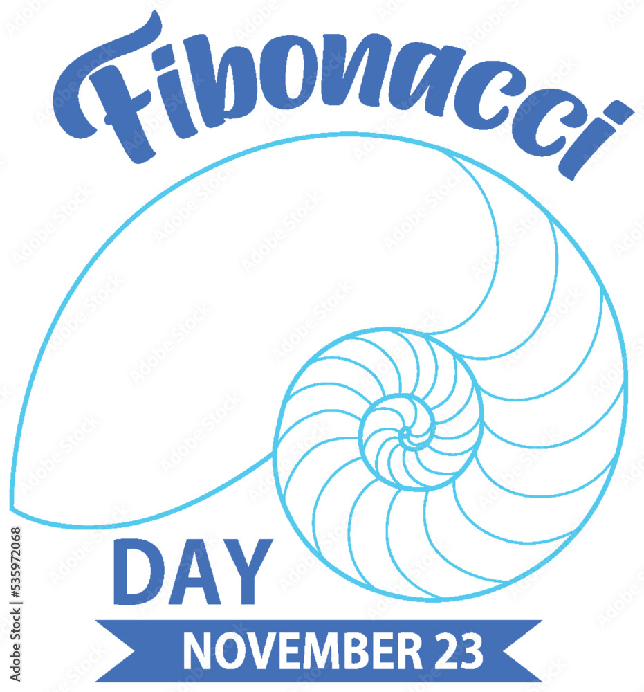 Fibonacci day poster design Fibonacci day poster design