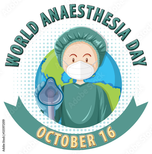 World Anaesthesia Day Logo Design