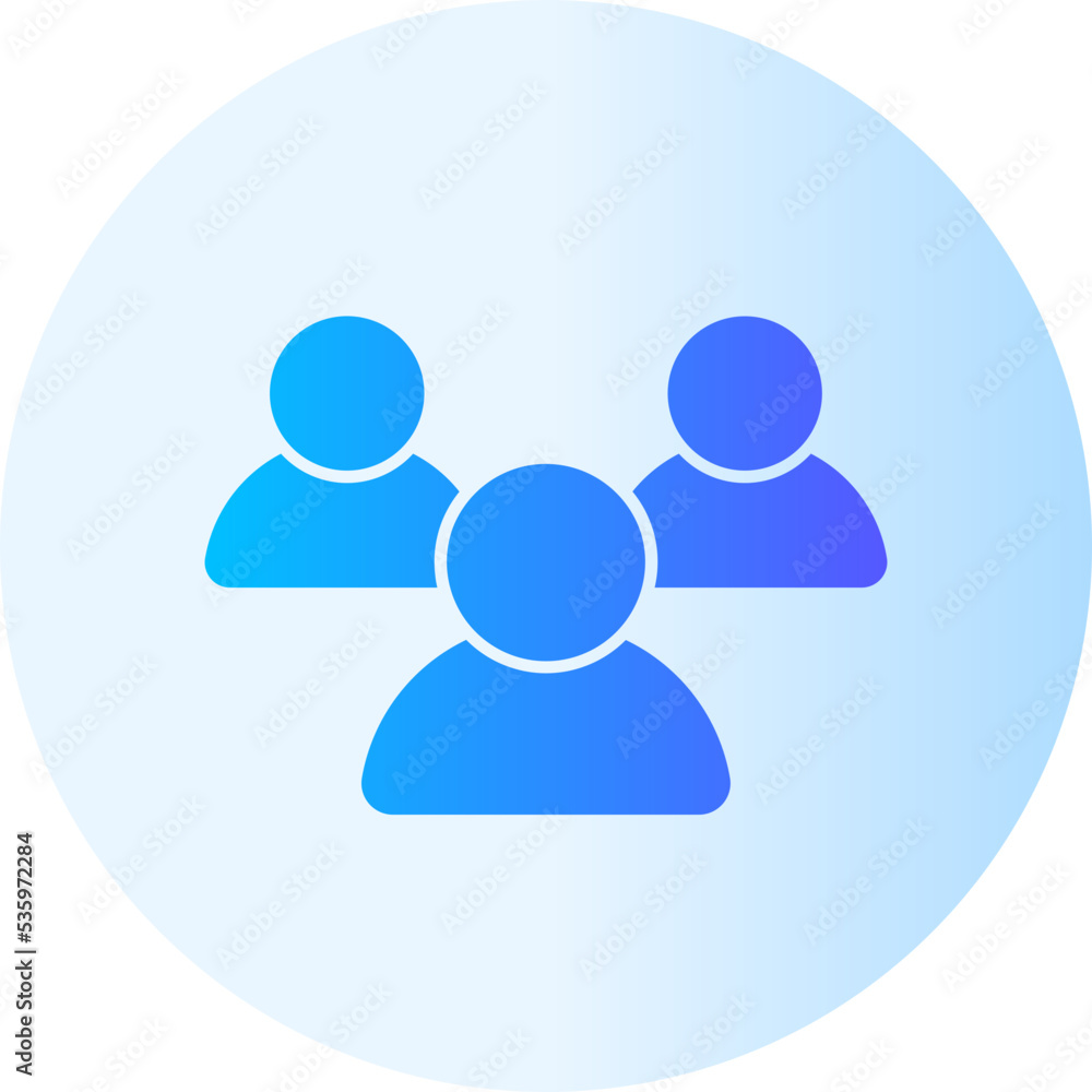 team gradient icon team gradient icon