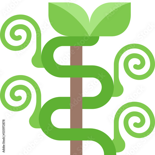 vine flat icon