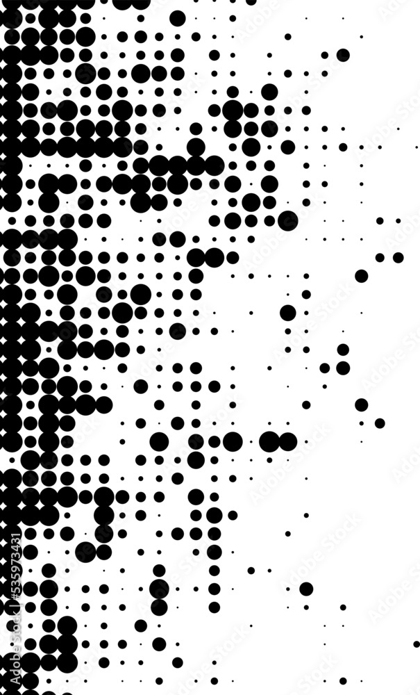 Abstract halftone wave dotted background. Futuristic twisted grunge pattern, dot, circles Abstract halftone wave dotted background. Futuristic twisted grunge pattern, dot, circles