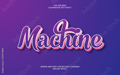 Machine Text Effect