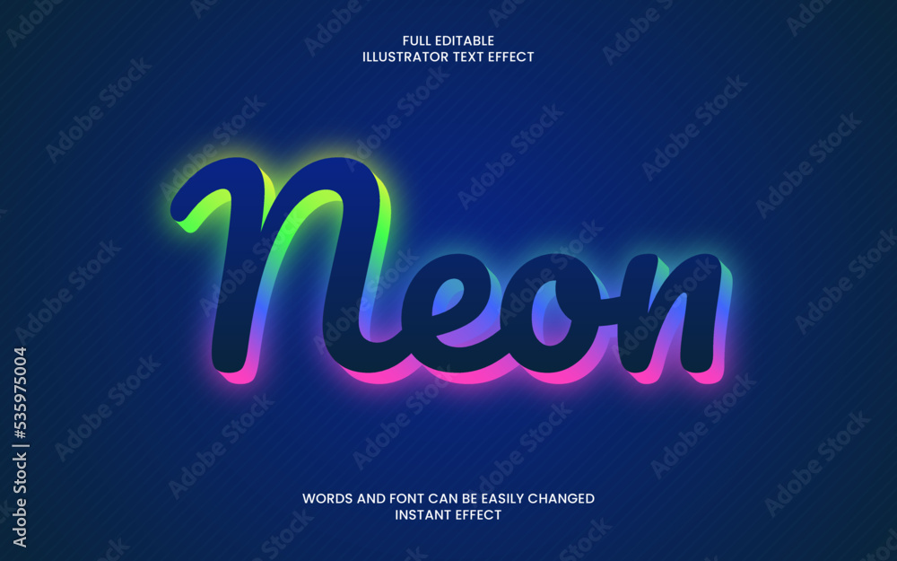 Neon Text Effect Neon Text Effect