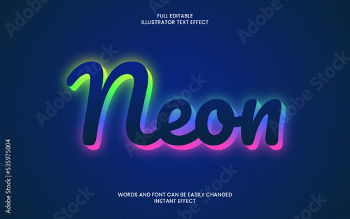 Neon Text Effect