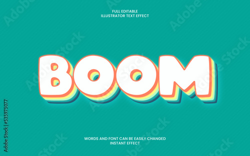 Boom Text Effect