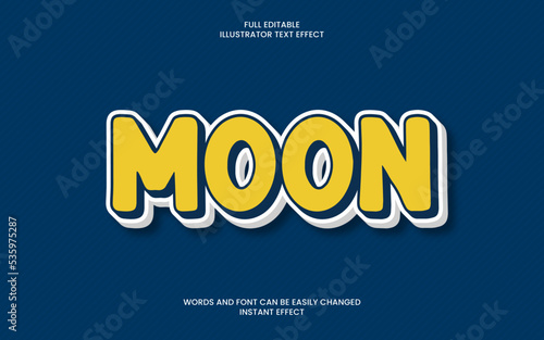 Moon Text Effect