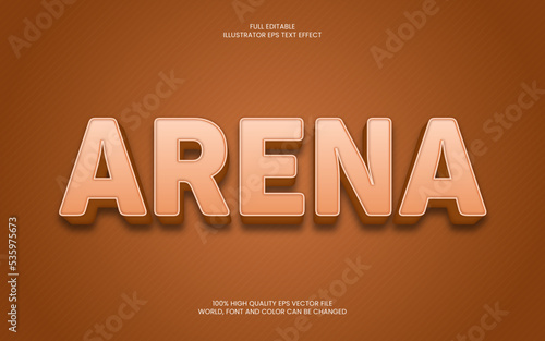 Arena Text Effect