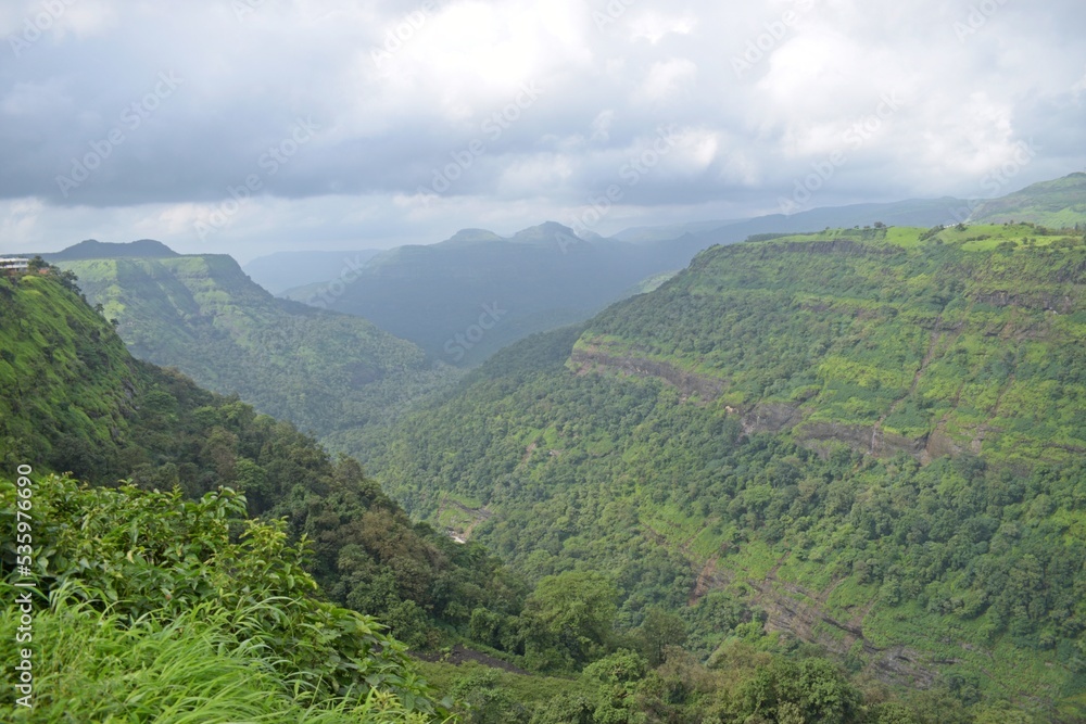 mountain view near pune maharashtra, india 