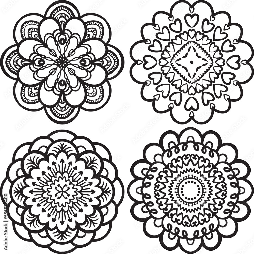 Mandala set Designs