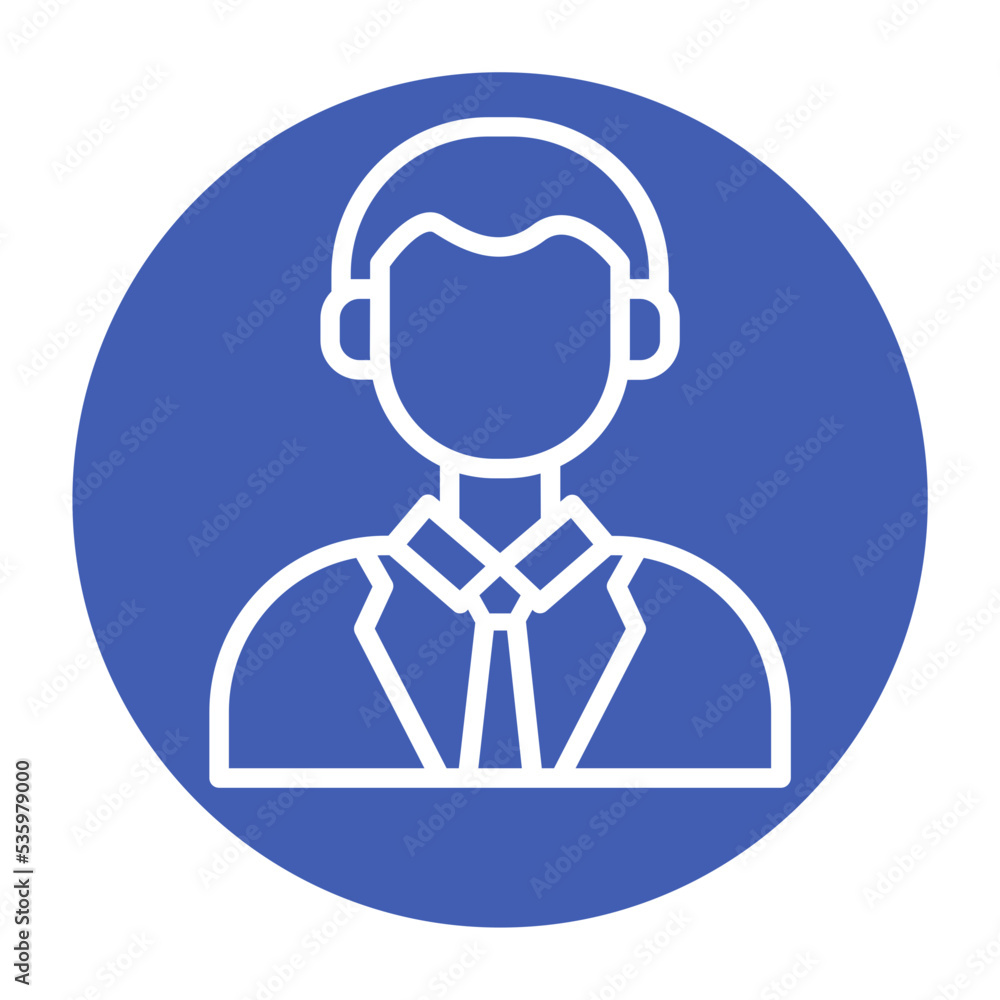 Profile Multicolor Glyph Icon Profile Multicolor Glyph Icon