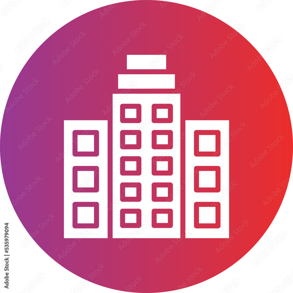 Office Building Icon Style Office Building Icon Style
