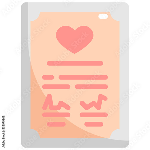 marriage certificate icon