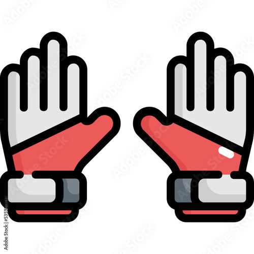 goalkeeper gloves icon