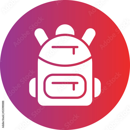 Bagpack Icon Style
