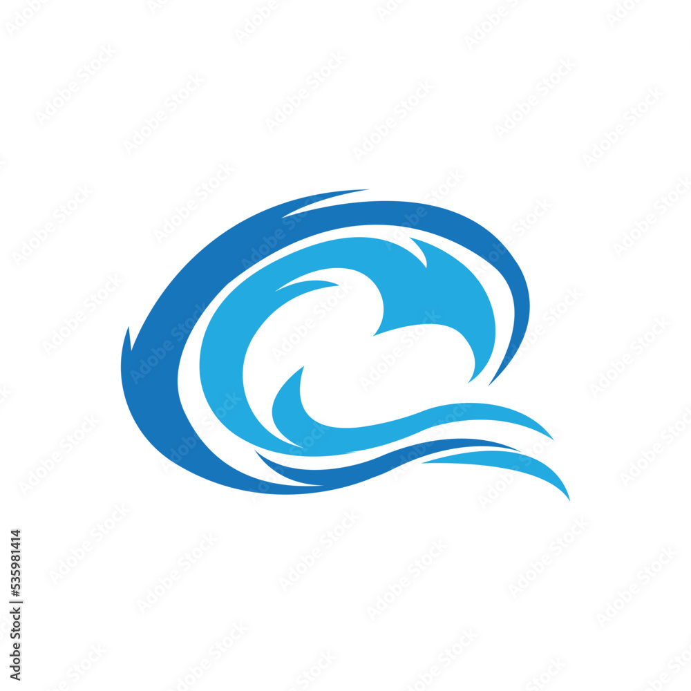 Water Wave symbol and icon Logo Template Water Wave symbol and icon Logo Template