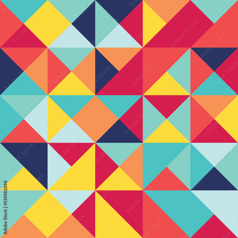 Abstract geometric Bauhaus pattern design. Vector circle, triangle and square lines color art design. Colorful Bauhaus background pattern. Abstract geometric Bauhaus pattern design. Vector circle, triangle and square lines color art design. Colorful Bauhaus background pattern.
