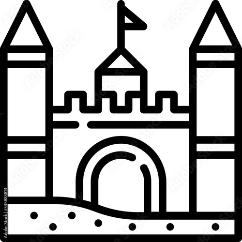 castle sand icon