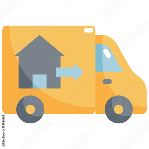 moving truck icon