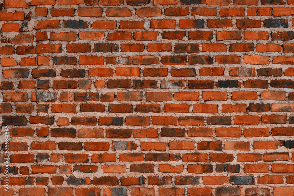 Naklejka premium red brick wall
