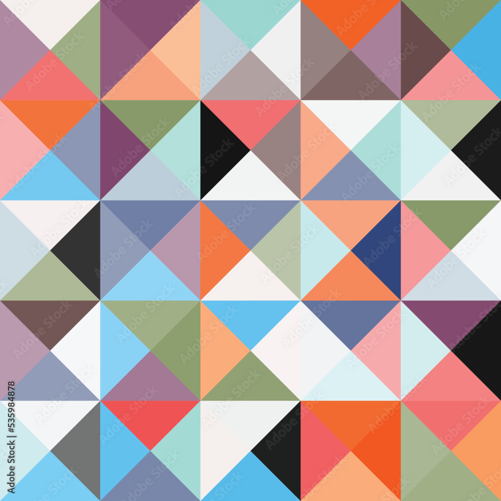 Abstract geometric Bauhaus pattern design. Vector circle, triangle and square lines color art design. Colorful Bauhaus background pattern. Abstract geometric Bauhaus pattern design. Vector circle, triangle and square lines color art design. Colorful Bauhaus background pattern.