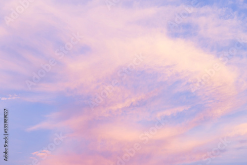 Evening sky background, twilight time sky, nature background