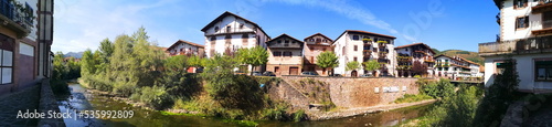 Promotional photo of Elizondo, Navarra, one of the most beautiful towns in Spain, tourist destination, © munimara