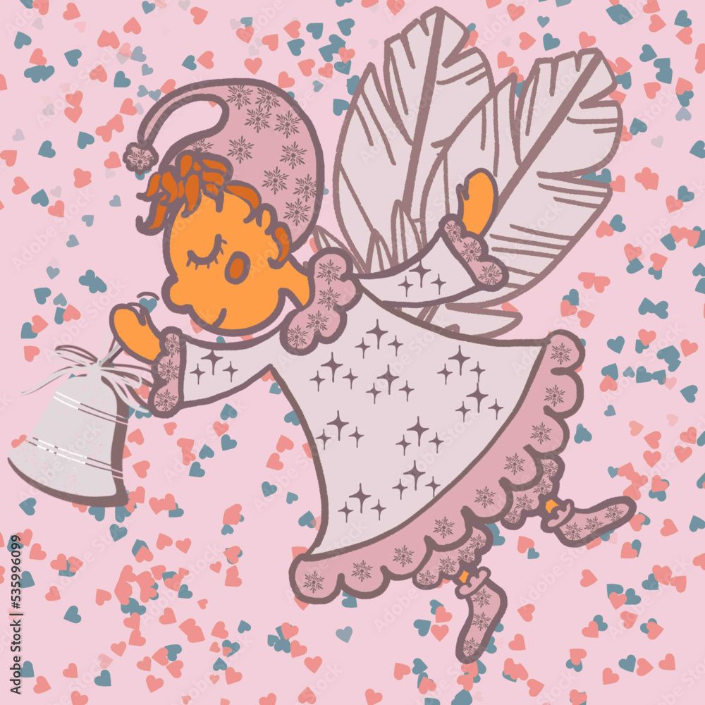 Fototapeta premium angel with heart